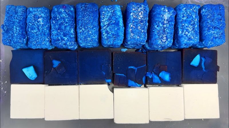 Extremely BLUE and Dusty Dyed & Pasted Soft Beauties 💙