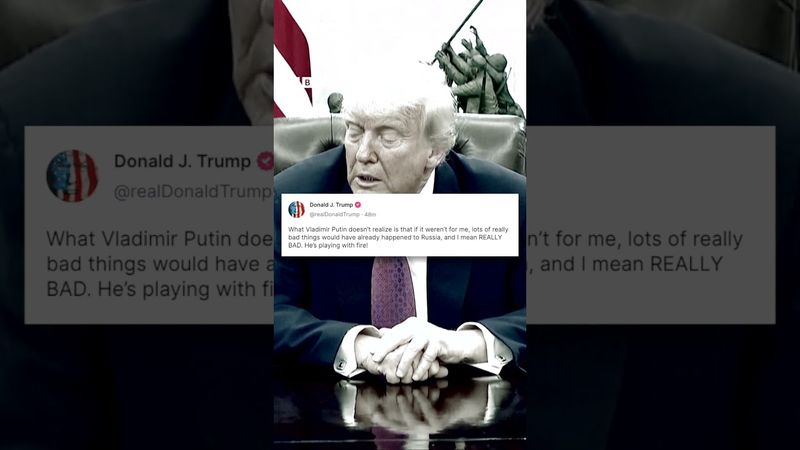 Трамп вдруге за тиждень пригрозив Путіну #shorts #трамп #путін