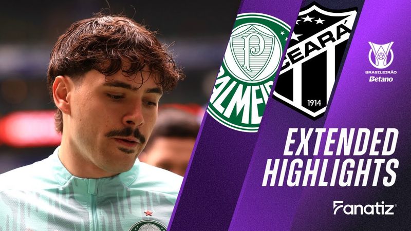 Palmeiras vs Ceara 2-1 | Game Highlights | #Brasileirao2025
