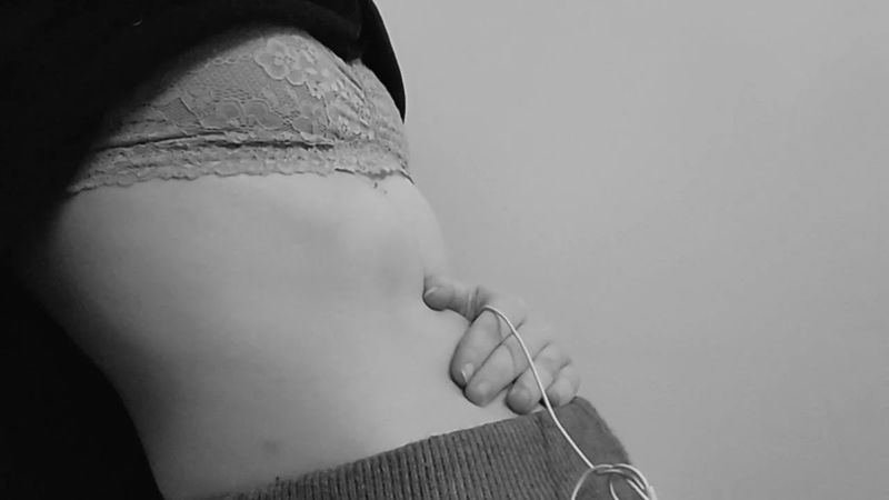 Coffee and trapped gas, loud stomach grumbling, making my stomach growl