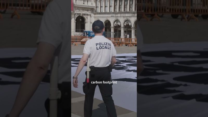 Protests as celebs head to Venice for exclusive Bezos wedding | AFP #shorts