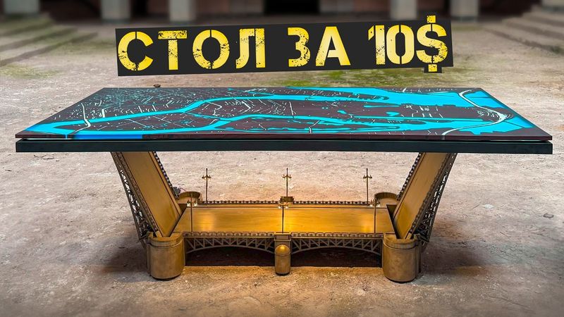 Столы из эпоксидки вышли на новый уровень