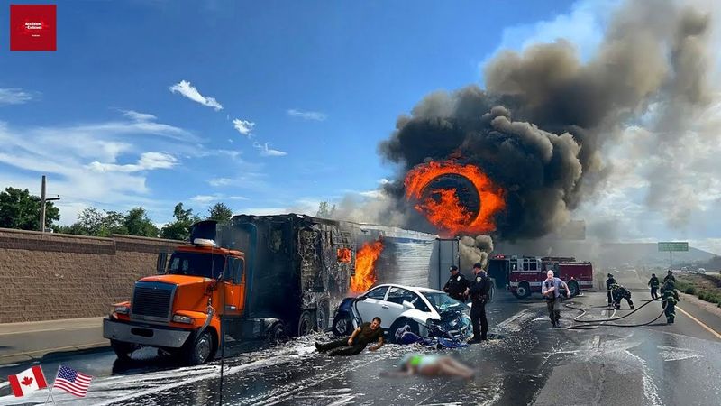 Raccolta di 146 momenti scioccanti di incidenti stradali e idioti in auto ripresi dalla telecamera