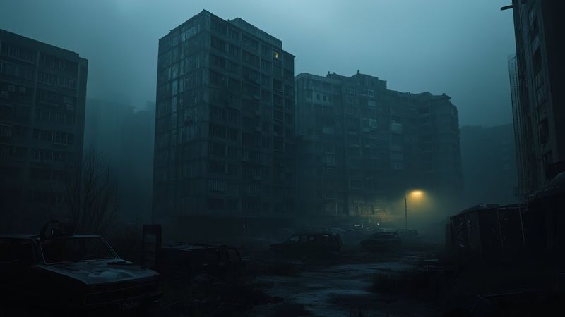 Silent City - Relaxing Dark Ambient Music - Dystopian Sleep Ambience