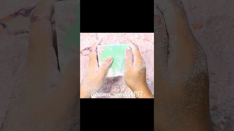 Mint Block #oddlysatisfying #crunchycrumbles #slime #relax #satisfying #soap #20ksubscriber