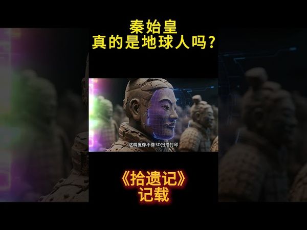 《千年一帝秦始皇》秦始皇真的是地球人吗?看看《拾遗记》是怎么记载的!#正能量 #秦始皇 #拾遗记 #历史 #历史人物 #秦朝 #诡异 #怪事 #怪談 #奇闻