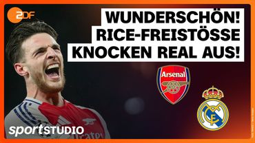 FC Arsenal – Real Madrid | UEFA Champions League, Viertelfinale 2024/25 | sportstudio