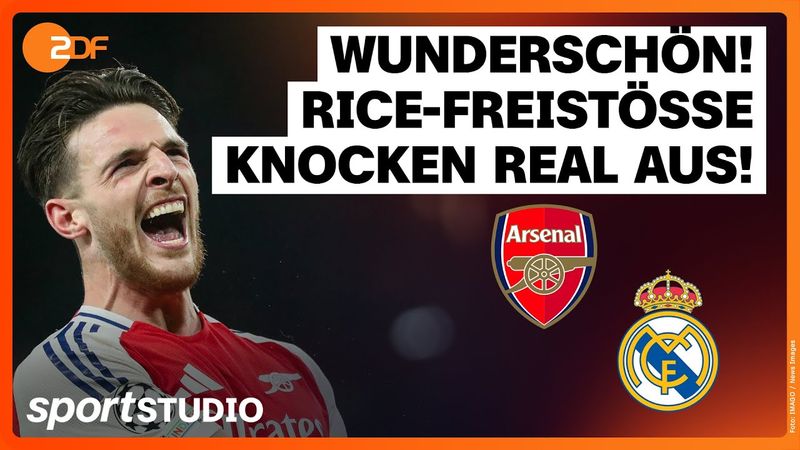 FC Arsenal – Real Madrid | UEFA Champions League, Viertelfinale 2024/25 | sportstudio
