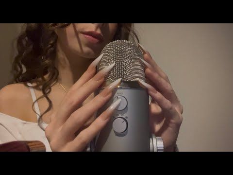 My eighteenth ASMR video | mouth sounds and mic scratching