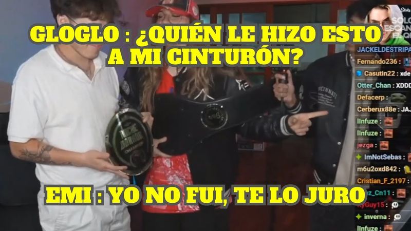 GLOGLO SE ENTERA QUE ROMPIERON SU CINTURÓN DE LA NOCHE DORADA