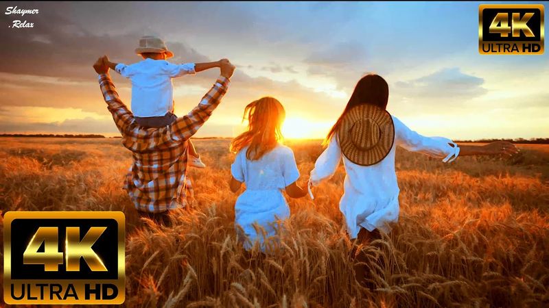 Красивые закаты 🌄🏜️🌞С расслабляющей музыкой в формате 4K Звук природы для сна, релаксации