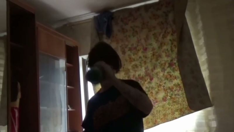 Альберт Кабуу снимает клип