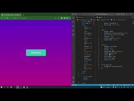 Кнопка с анимацией при наведении используя HTML&CSS шаг за шагом || CSS Animation Tricks Stretching