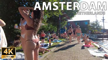 Amsterdam — Hot day at the beach / 🇳🇱 Netherlands - 4K 60fps (UHD)