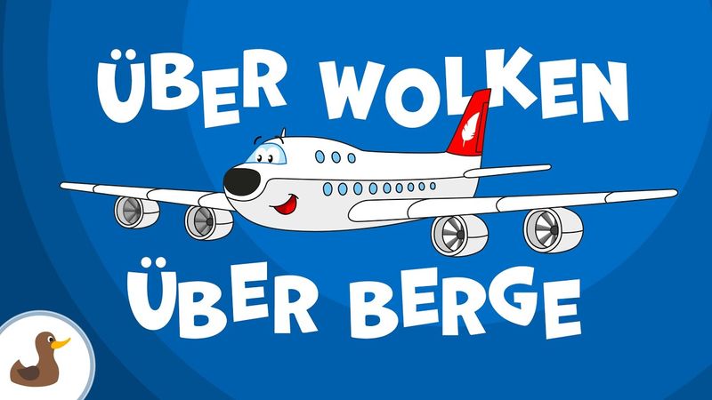 ✈️ Das Fliegerlied (Über Wolken, über Berge) - Fahrzeuglieder | EMMALU | Sing Kinderlieder