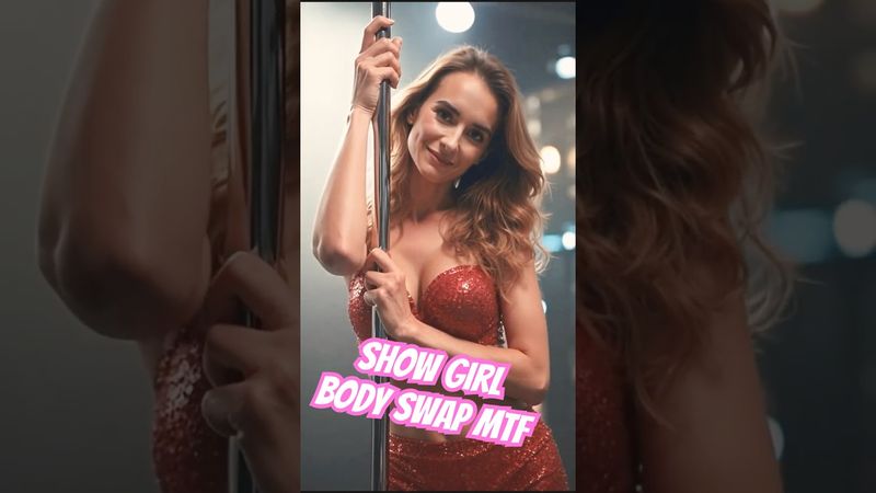 Gender Transformation - Boy to Show Dancer AI VIDEO #MTF #HailuoAI