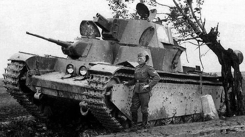 Т-35: Самый большой танк СССР с 5-ю башнями, наводивший ужас на врагов!