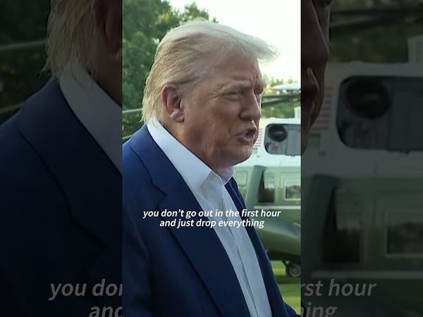 Trump says Iran-Israel truce holds after berating both countries | AFP #shorts