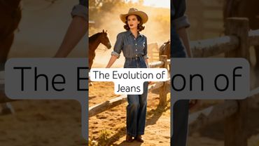 The Evolution of Jeans 👖#fashion