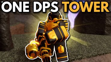 How I Beat Solo Hardcore With 1 DPS TOWER... (TDS)
