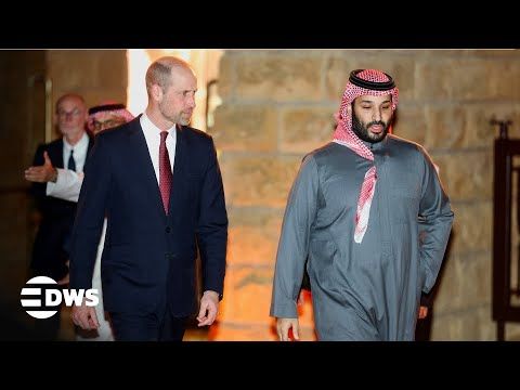 BREAKING: Britain’s Prince William Meets Saudi Crown Prince MBS on Historic Official Visit | AC1E