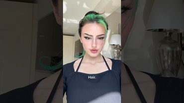 Hair makes such a difference 👀💚 #hairstyle