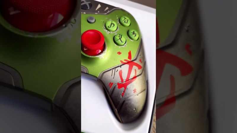 Xbox Wireless Controller – DOOM: The Dark Ages Limited Edition#gamerlife  #doomthedarkages #xbox