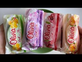 asmr мыление soap Olivia 4x💚💜❤️💛