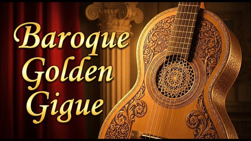 Golden Gigue in Baroque Style – Classical Guitar Instrumental Inspired by Bach & Weiss
