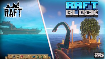 RAFT ХАРДКОР ВЫЖИВАНИЕ НО В МАЙНКРАФТЕ ※ RaftBlock#6 • MinecraftOnly • Майнкрафт в океане с модами