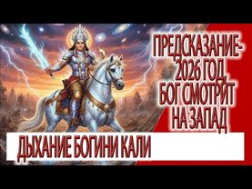 Предсказание - 2026 год, Бог смотрит на запад, разрушительное дыхание богини Кали