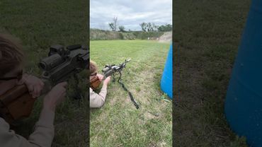 PKM Machine gun suppressed #shorts