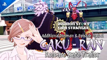 Digimon Story Time Stranger - Season Pass DLC Gaku-Ran Release Date Trailer | PS5 Games