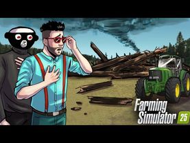 ТОРНАДО ПОЛОМАЛО НАШ ЛЕС ИЗ ДУБОВ В FARMING SIMULATOR 25