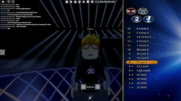 KBC/Kaun Banega Crorepati in Roblox! EPISODE #1 (russian language, english questions!)