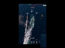 Жестко затопил эсминца. Midway X World of Warships #shorts #wows #worldofwarships #midway #авианосец
