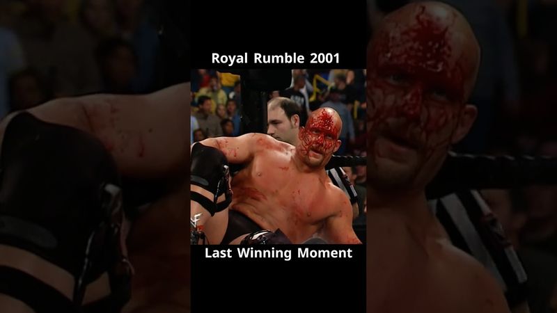 Royal Rumble 2001 | Last Winning Moments #wwe #royalrumblematch
