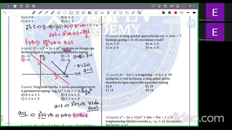 Parametr 3-Test Tahlili