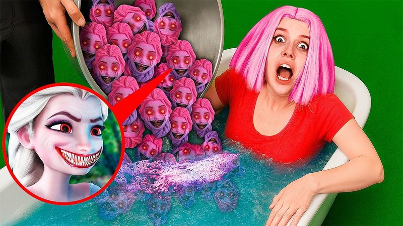 я кинул в ванну ВСЕ БОМБОЧКИ ЭЛЬЗЫ в 3:00 НОЧИ !!