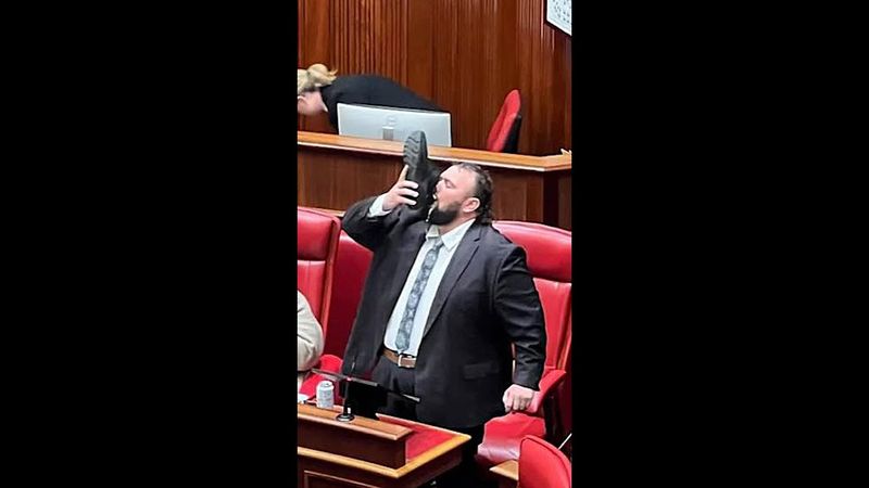 MP leaves parliament in Aussiest way possible