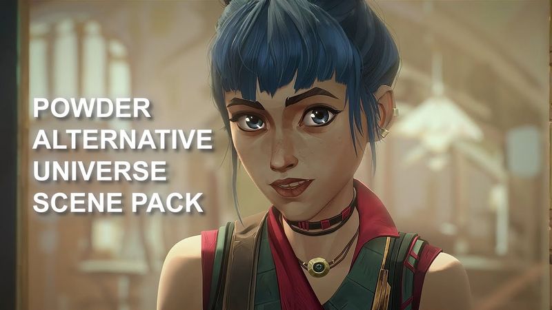 Powder (Alternative universe) scene pack | Arcane: League of Legends