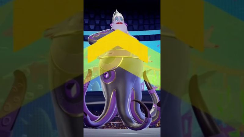 Ursula on Disney Speedstorm #disneyspeedstorm #ursula #shorts