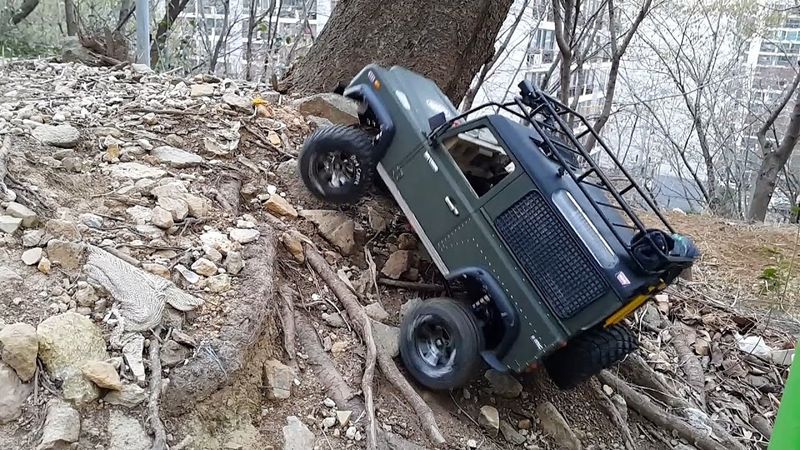 RC RC4WD D90 DEFENDER Conversion town run