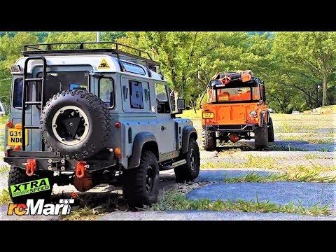 RC Car Xtra Speed D110 & D90 Land Rover Defender Park Trail Ride