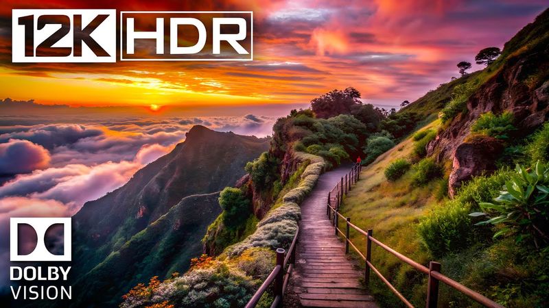 Breathtaking Earth in 12K HDR 120fps Dolby Vision | The Most Stunning Planet Footage #Beautiful #BGM