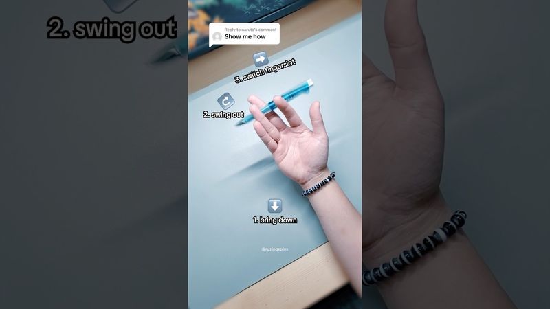 How to DOUBLE CHARGE – Popular Pen Trick! ✍️🌀 #shorts