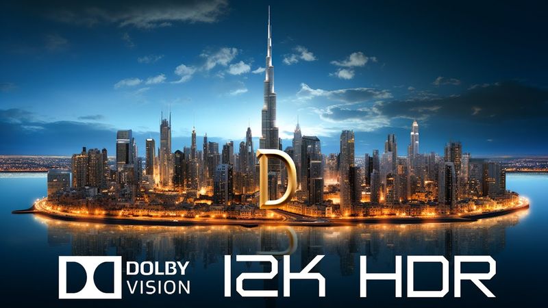 Dubai, United Arab Emirates 12K HDR 60fps Dolby Vision - Relaxing Piano Music With Natural Sounds