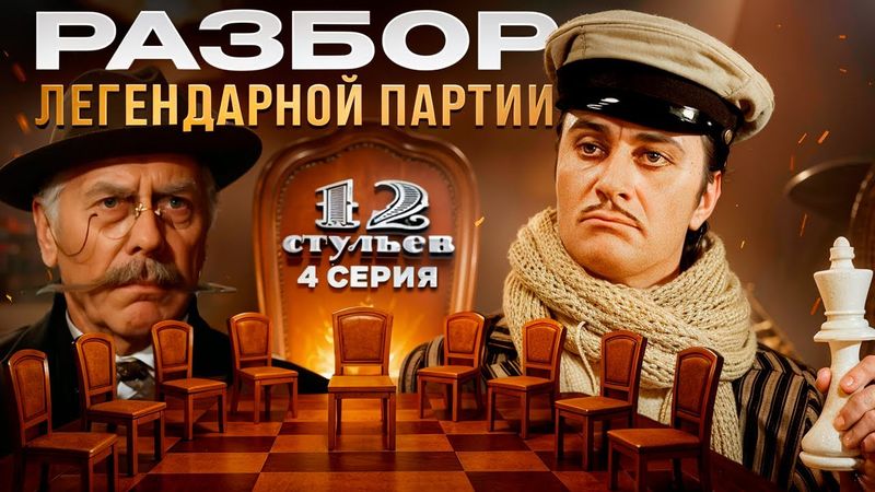 Шахматы в фильме «12 стульев» 1976 года, разбор партий