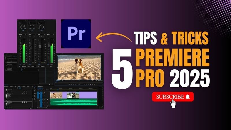 Top 5 Premiere Pro Tips & Tricks 2025 | Edit Like a Pro