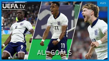 All ENGLAND 2025 Under-21 EURO GOALS to win the title ⚽ | Elliott, Hutchinson, Rowe...